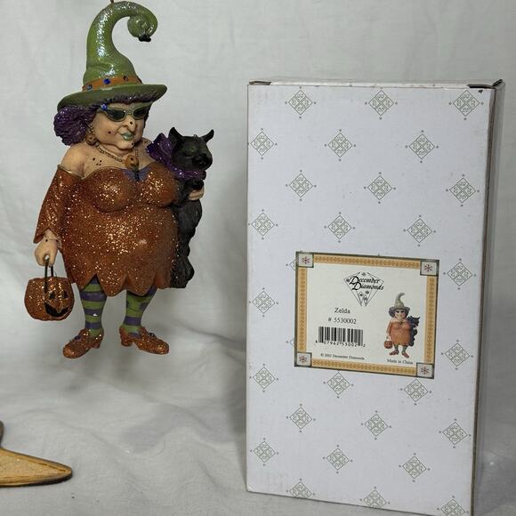 December Diamonds Zelda & Zelda II Witch Ornaments Lot of 2 Rare VTG *Read - Picture 16 of 16